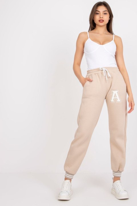 Spodnie Dresowe Model EM-DR-712-1.66P Beige - Ex Moda Ex Moda Spodnie Dresowe Model EM-DR-712-1.66P Beige - Ex Moda Ex Moda