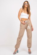 Spodnie Dresowe Model EM-DR-712-1.66P Dark Beige - Ex Moda Ex Moda Spodnie Dresowe Model EM-DR-712-1.66P Dark Beige - Ex Moda Ex Moda