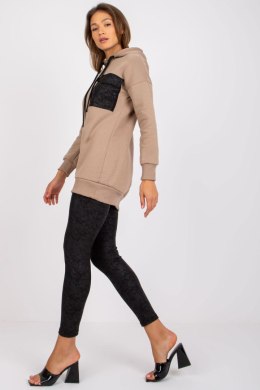 Spodnie Komplet Model EM-KMPL-615.33 Dark Beige - Ex Moda Ex Moda