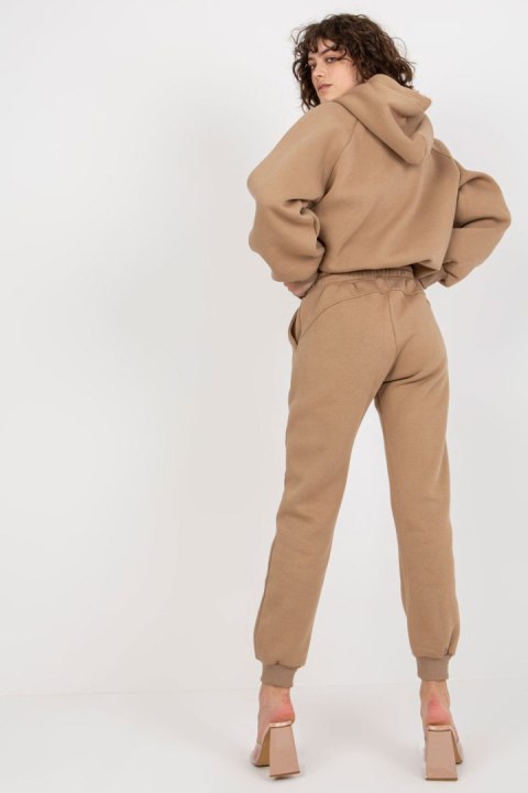Spodnie Komplet Model EM-KMPL-659.32 Dark Beige - Ex Moda Ex Moda Spodnie Komplet Model EM-KMPL-659.32 Dark Beige - Ex Moda Ex Moda