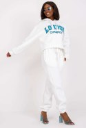 Spodnie Komplet Model EM-KMPL-720.01 Ecru - Ex Moda Ex Moda Spodnie Komplet Model EM-KMPL-720.01 Ecru - Ex Moda Ex Moda