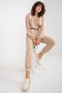 Spodnie Komplet Model EM-KMPL-747.06P Beige - Ex Moda Ex Moda Spodnie Komplet Model EM-KMPL-747.06P Beige - Ex Moda Ex Moda