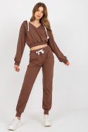 Spodnie Komplet Model EM-KMPL-747.06P Brown - Ex Moda Ex Moda Spodnie Komplet Model EM-KMPL-747.06P Brown - Ex Moda Ex Moda