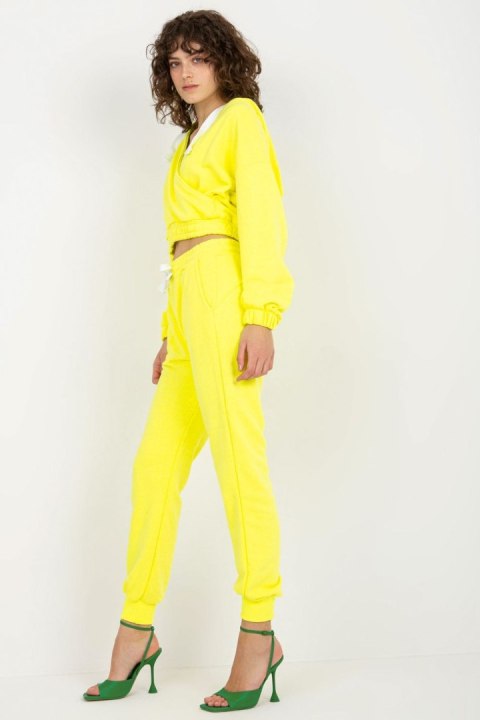 Spodnie Komplet Model EM-KMPL-747.06P Fluo Yellow - Ex Moda Ex Moda Spodnie Komplet Model EM-KMPL-747.06P Fluo Yellow - Ex Moda Ex Moda