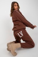 Spodnie Komplet Model EM-KMPL-769.19X Dark Brown - Ex Moda Ex Moda Spodnie Komplet Model EM-KMPL-769.19X Dark Brown - Ex Moda Ex Moda