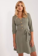 Sukienka Model LK-SK-507785.65 Khaki - Lakerta Lakerta Sukienka Model LK-SK-507785.65 Khaki - Lakerta Lakerta