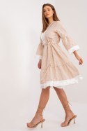 Sukienka Model LK-SK-509606.70 Beige - Lakerta Lakerta Sukienka Model LK-SK-509606.70 Beige - Lakerta Lakerta
