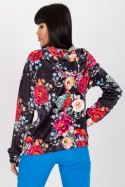 Bluza Damska Model RV-BL-8143.83P Black/Red - Rue Paris Rue Paris Bluza Damska Model RV-BL-8143.83P Black/Red - Rue Paris Rue Paris