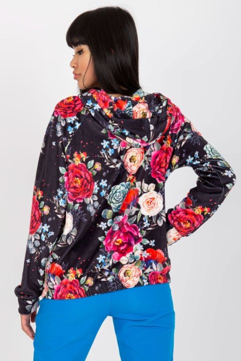 Bluza Damska Model RV-BL-8143.83P Black/Red - Rue Paris Rue Paris Bluza Damska Model RV-BL-8143.83P Black/Red - Rue Paris Rue Paris