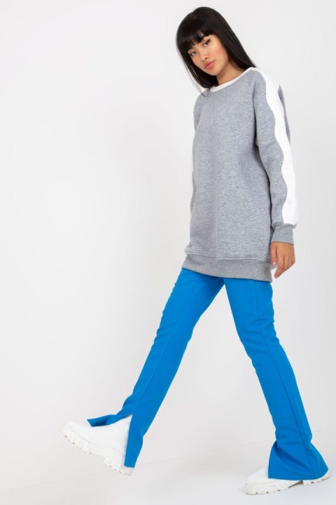 Bluza Damska Model RV-TU-8231.78P Grey - Rue Paris Rue Paris Bluza Damska Model RV-TU-8231.78P Grey - Rue Paris Rue Paris