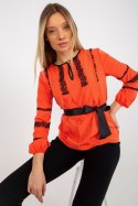 Bluzka Model LK-BZ-506122.35X Orange - Lakerta Lakerta Bluzka Model LK-BZ-506122.35X Orange - Lakerta Lakerta
