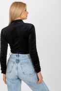 Bluzka Model RP-BZ-8181.12X Black - Rue Paris Rue Paris Bluzka Model RP-BZ-8181.12X Black - Rue Paris Rue Paris