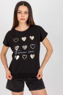 Bluzka Model RV-BZ-8954.26P Black - Rue Paris Rue Paris Bluzka Model RV-BZ-8954.26P Black - Rue Paris Rue Paris