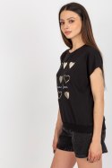 Bluzka Model RV-BZ-8954.26P Black - Rue Paris Rue Paris Bluzka Model RV-BZ-8954.26P Black - Rue Paris Rue Paris