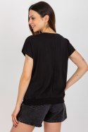 Bluzka Model RV-BZ-8954.26P Black - Rue Paris Rue Paris Bluzka Model RV-BZ-8954.26P Black - Rue Paris Rue Paris