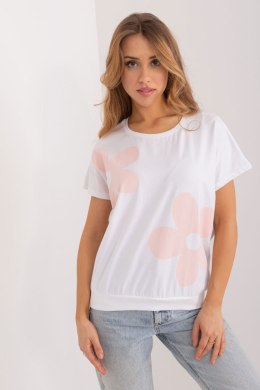 Bluzka Model RV-BZ-9628.26X White/Pink - Rue Paris Rue Paris