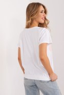 Bluzka Model RV-BZ-9628.26X White/Pink - Rue Paris Rue Paris Bluzka Model RV-BZ-9628.26X White/Pink - Rue Paris Rue Paris