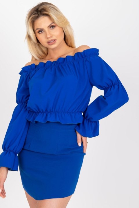 Bluzka Model WN-BZ-3108.53 Cobalt - Rue Paris Rue Paris Bluzka Model WN-BZ-3108.53 Cobalt - Rue Paris Rue Paris