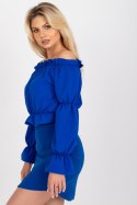 Bluzka Model WN-BZ-3108.53 Cobalt - Rue Paris Rue Paris Bluzka Model WN-BZ-3108.53 Cobalt - Rue Paris Rue Paris