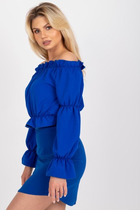 Bluzka Model WN-BZ-3108.53 Cobalt - Rue Paris Rue Paris Bluzka Model WN-BZ-3108.53 Cobalt - Rue Paris Rue Paris
