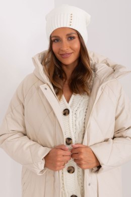 Czapka Damska Model JK-CZ-13-1.20 Ecru - Rue Paris Rue Paris