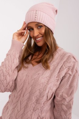 Czapka Damska Model JK-CZ-13-1.20 Light Pink - Rue Paris Rue Paris