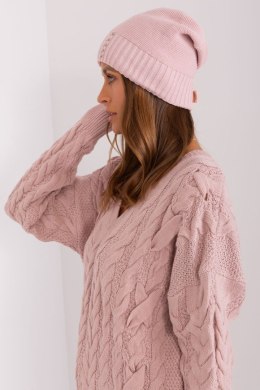 Czapka Damska Model JK-CZ-13-1.20 Light Pink - Rue Paris Rue Paris