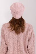 Czapka Damska Model JK-CZ-13-1.20 Light Pink - Rue Paris Rue Paris Czapka Damska Model JK-CZ-13-1.20 Light Pink - Rue Paris Rue Paris