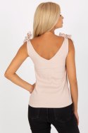 Koszulka Top Model WN-TP-1705.69 Light Beige - Rue Paris Rue Paris Koszulka Top Model WN-TP-1705.69 Light Beige - Rue Paris Rue Paris