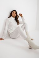 Legginsy Model LK-LG-509184.72P Ecru - Lakerta Lakerta Legginsy Model LK-LG-509184.72P Ecru - Lakerta Lakerta