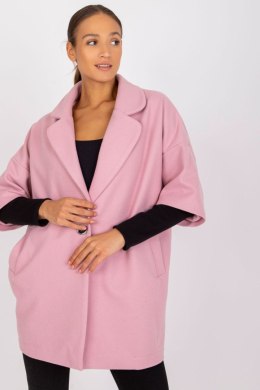 Płaszcz Damski Model CHA-PL-0409.30X Light Pink - Rue Paris Rue Paris
