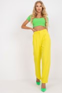 Spodnie Damskie Model TO-SP-18155.21P Yellow - Rue Paris Rue Paris Spodnie Damskie Model TO-SP-18155.21P Yellow - Rue Paris Rue Paris