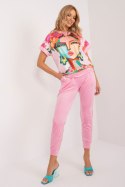 Spodnie Komplet Model DHJ-KMPL-8899-2.53 Light Pink - Rue Paris Rue Paris Spodnie Komplet Model DHJ-KMPL-8899-2.53 Light Pink - Rue Paris Rue Paris