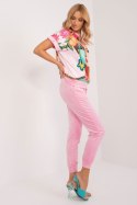 Spodnie Komplet Model DHJ-KMPL-8899-2.53 Light Pink - Rue Paris Rue Paris Spodnie Komplet Model DHJ-KMPL-8899-2.53 Light Pink - Rue Paris Rue Paris