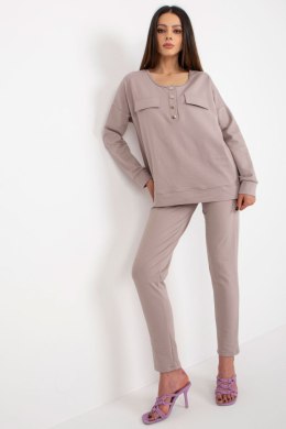 Spodnie Komplet Model LK-KMPL-509315.06 Dark Beige - Lakerta Lakerta