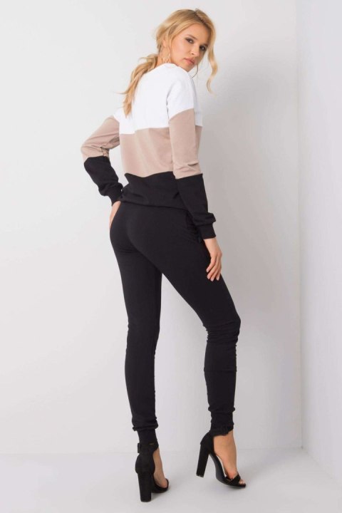 Spodnie Komplet Model RV-KMPL-5971.05 Black/Beige - Rue Paris Rue Paris