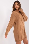 Sukienka Model LC-SK-1561.72P Camel - Rue Paris Rue Paris Sukienka Model LC-SK-1561.72P Camel - Rue Paris Rue Paris