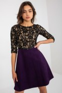 Sukienka Model LK-SK-506582.04P Dark Violet - Lakerta Lakerta Sukienka Model LK-SK-506582.04P Dark Violet - Lakerta Lakerta