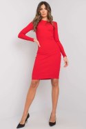 Sukienka Model RV-SK-5131.18P Red - Rue Paris Rue Paris Sukienka Model RV-SK-5131.18P Red - Rue Paris Rue Paris