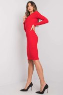 Sukienka Model RV-SK-5131.18P Red - Rue Paris Rue Paris Sukienka Model RV-SK-5131.18P Red - Rue Paris Rue Paris