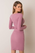 Sukienka Model RV-SK-5765.44P Dark Pink - Rue Paris Rue Paris Sukienka Model RV-SK-5765.44P Dark Pink - Rue Paris Rue Paris