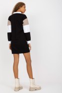 Sukienka Model RV-SK-8072.20P Black/Beige - Rue Paris Rue Paris Sukienka Model RV-SK-8072.20P Black/Beige - Rue Paris Rue Paris
