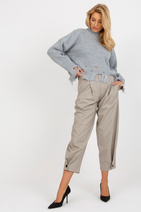 Sweter Damski Model LC-SW-0373.95P Grey - Rue Paris Rue Paris Sweter Damski Model LC-SW-0373.95P Grey - Rue Paris Rue Paris