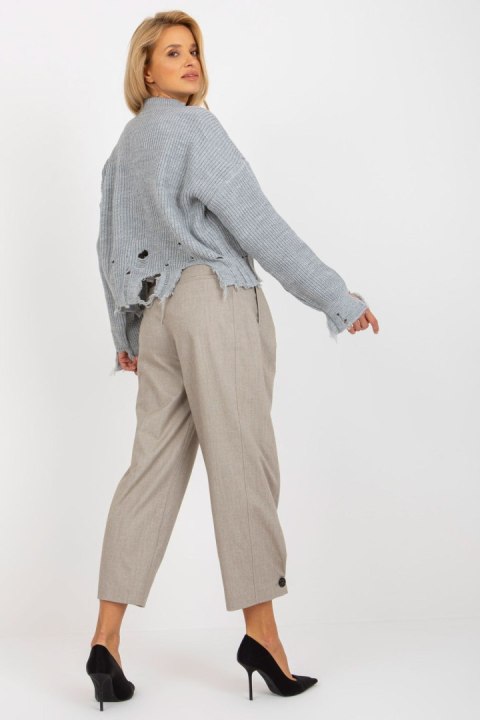 Sweter Damski Model LC-SW-0373.95P Grey - Rue Paris Rue Paris Sweter Damski Model LC-SW-0373.95P Grey - Rue Paris Rue Paris