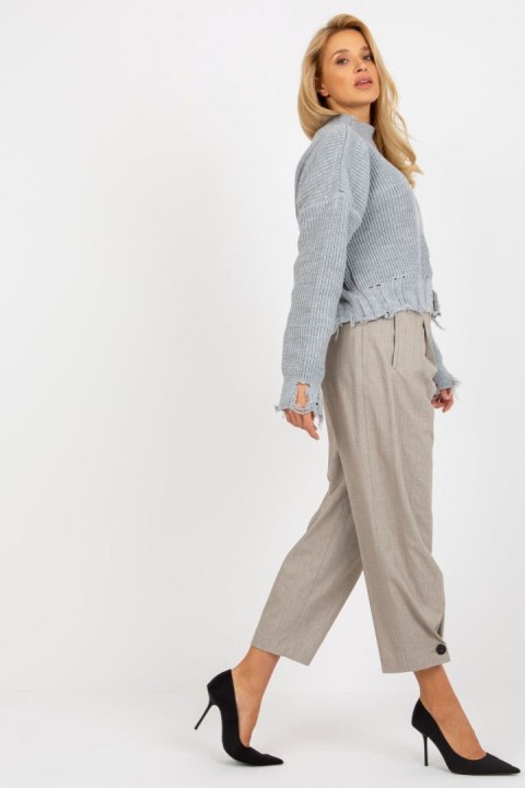 Sweter Damski Model LC-SW-0373.95P Grey - Rue Paris Rue Paris Sweter Damski Model LC-SW-0373.95P Grey - Rue Paris Rue Paris