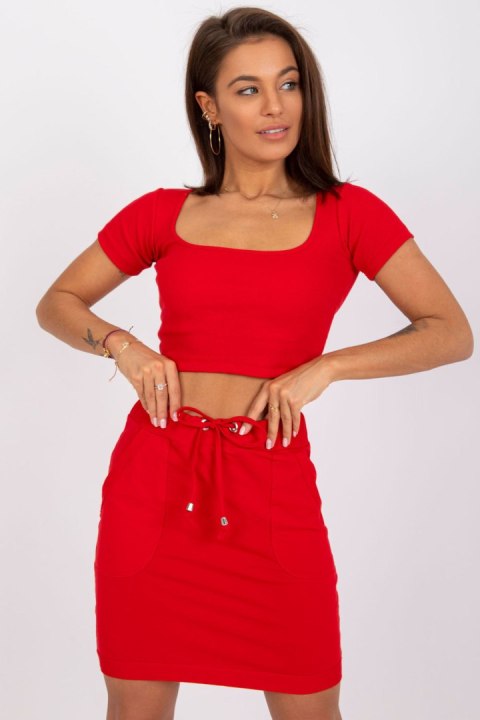 T-shirt Damski Model RV-TS-7538.12P Red - Rue Paris Rue Paris