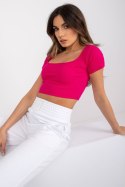 T-shirt Damski model RV-TS-7538.12P Fuksja - Rue Paris Rue Paris T-shirt Damski model RV-TS-7538.12P Fuksja - Rue Paris Rue Paris