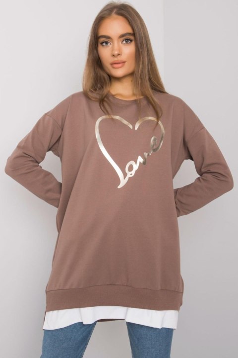 Tunika Model RV-TU-7258.40P Brown - Rue Paris Rue Paris Tunika Model RV-TU-7258.40P Brown - Rue Paris Rue Paris