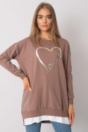 Tunika Model RV-TU-7258.40P Brown - Rue Paris Rue Paris Tunika Model RV-TU-7258.40P Brown - Rue Paris Rue Paris