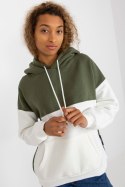 Bluza Damska Model AP-BL-AP-3001.98P Khaki - Rue Paris Rue Paris Bluza Damska Model AP-BL-AP-3001.98P Khaki - Rue Paris Rue Paris